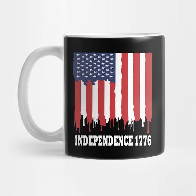 4Th Of July Independence 1776 by karascom